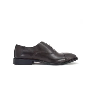 Stringate Oxford in pelle marrone - Amedeo