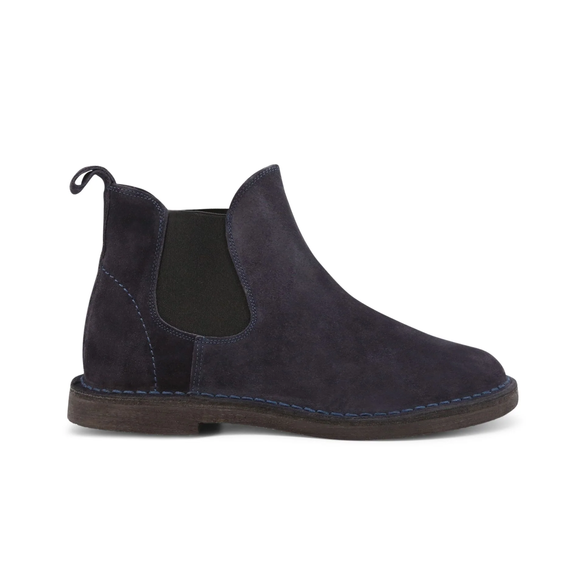 Stivaletti uomo in camoscio blu - Leonardo
