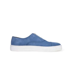 Sneakers in camoscio blu - Guido
