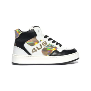 Sneakers 4us 43062 Nere Bianche