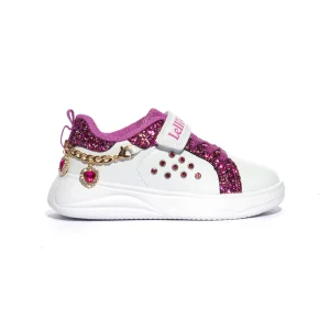 Sneakers Lelli Kelly Gioiello Bianche Rosa
