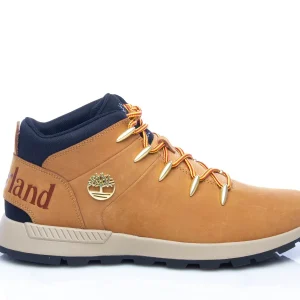 Sneaker alta stringata Sprint trekker mid giallo