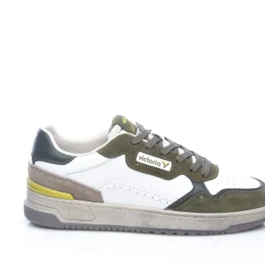 Sneaker C80 sport mix kaki