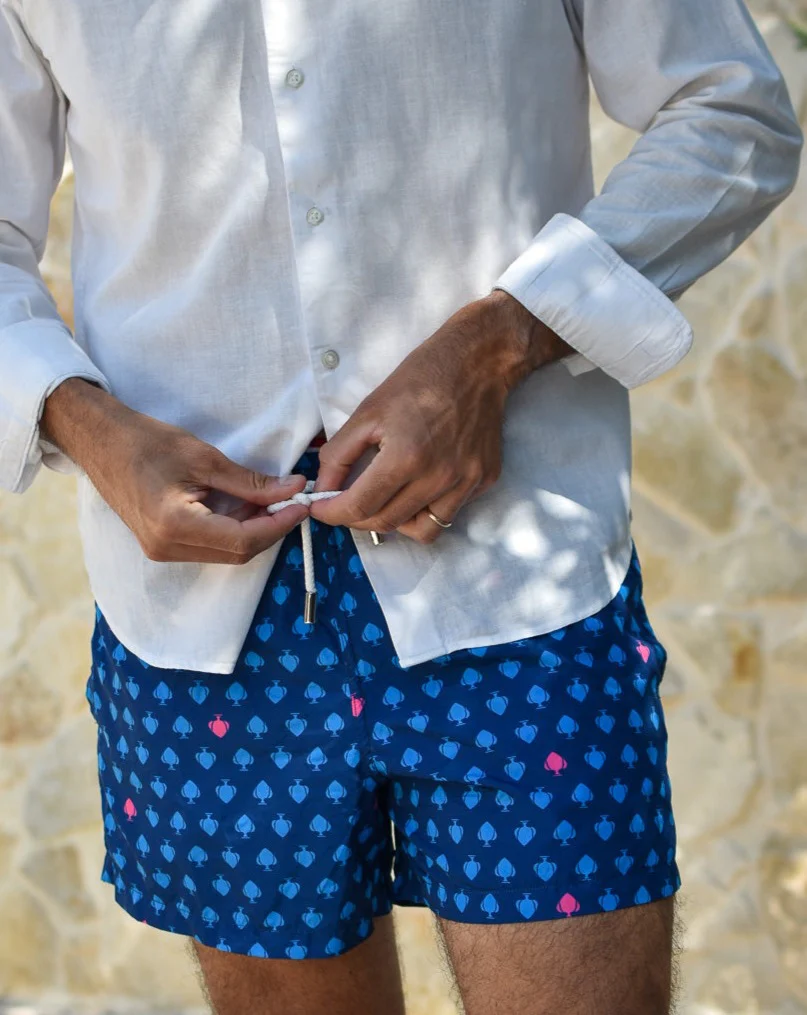 BOXER MARE - Blu Pumo Pugliese - immagine 2