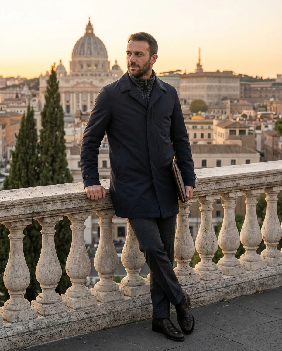 Cappotto Impermabile NARDO' - Blu - immagine 5