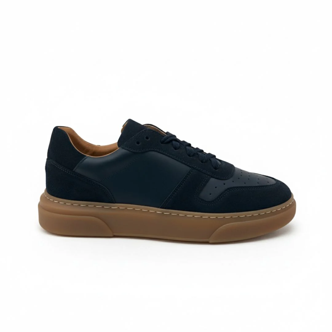 Sneakers Camoscio Blu - Ivan