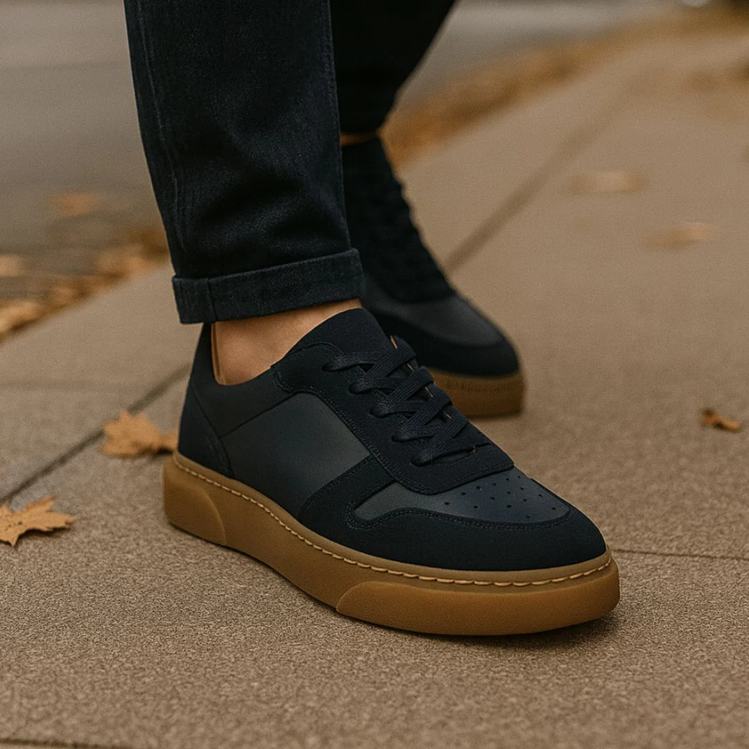 Sneakers Camoscio Blu - Ivan - immagine 3