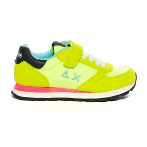 Sneakers Sun68 Girl'S Ally Solid Nylon Gialle Fluo