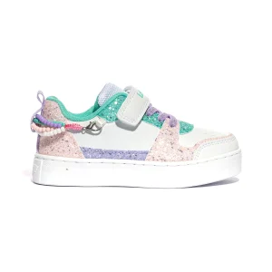 Sneakers Lelly Kelly Gioiello BIanche Verdi