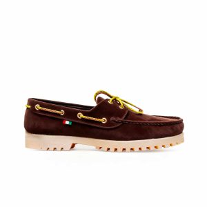 Mocassini invernali in camoscio marrone - Timberio