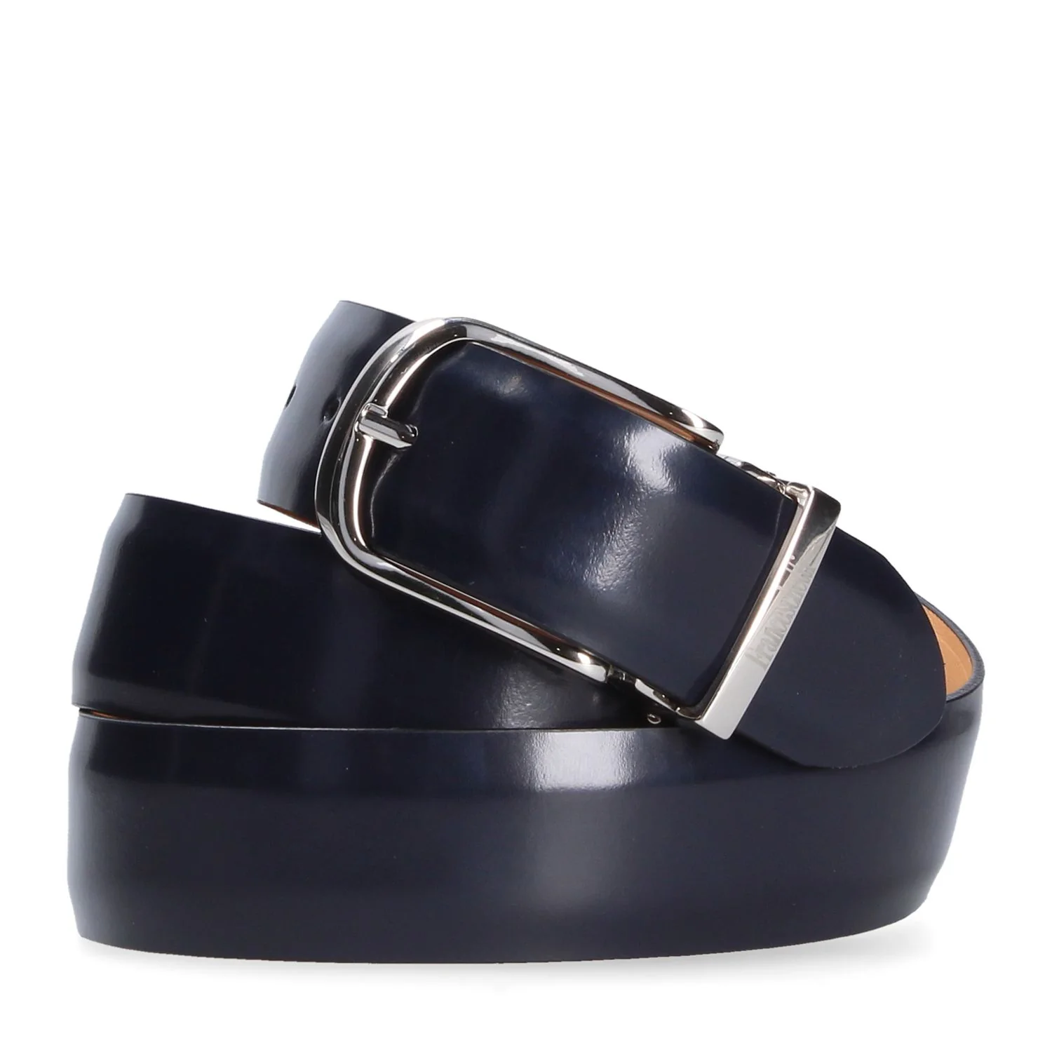 CINTURA IN PELLE BLU - immagine 3