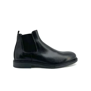 Stivaletti Chelsea in pelle nera - Martino