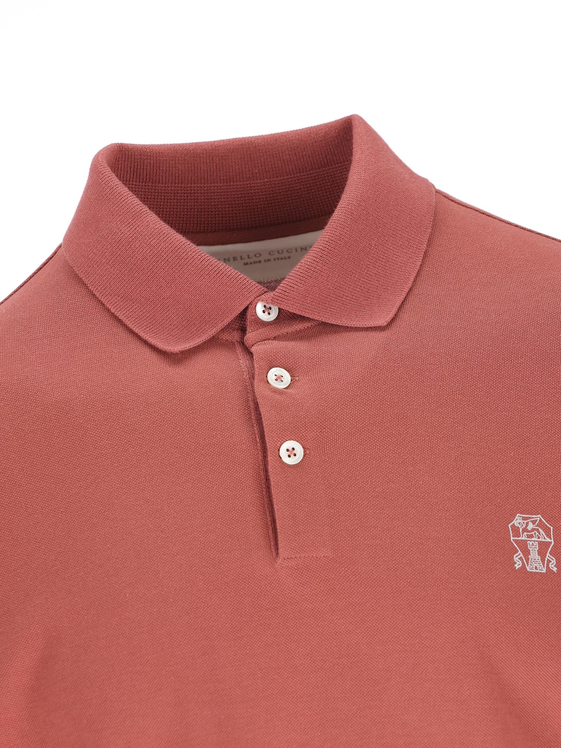 BRUNELLO CUCINELLI Polo In Cotone - immagine 4