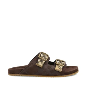 BURBERRY Sandali Urchin In Pelle Scamosciata