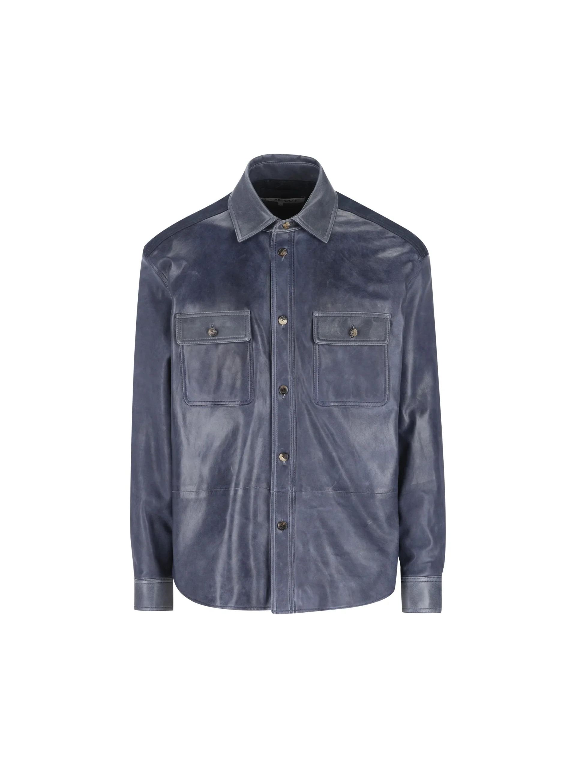 LOEWE Giacca-Camicia In Pelle - immagine 2