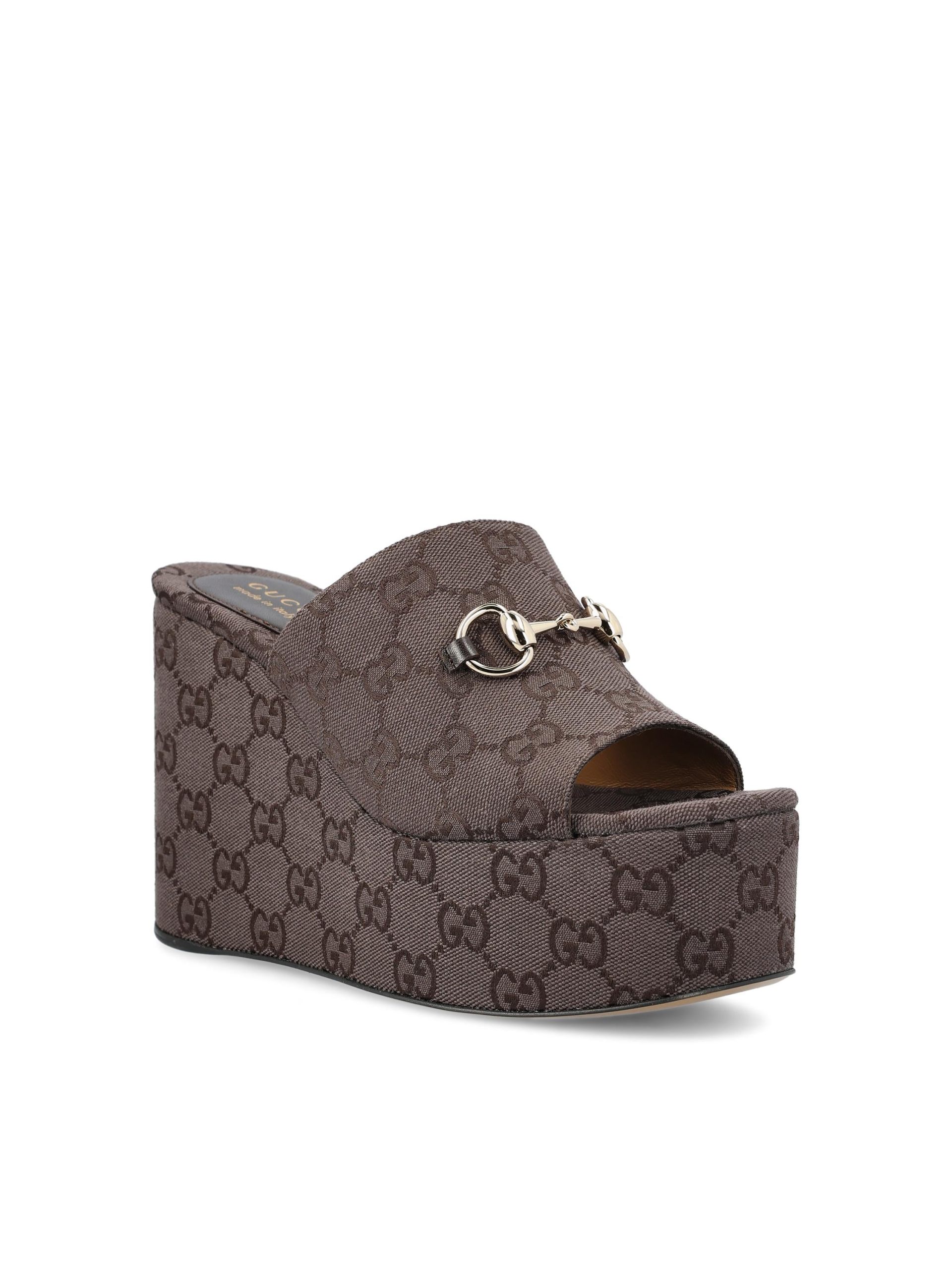 GUCCI Sandalo Con Zeppa - immagine 3