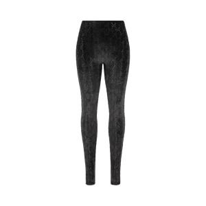GUCCI Leggings Con Ricamo GG