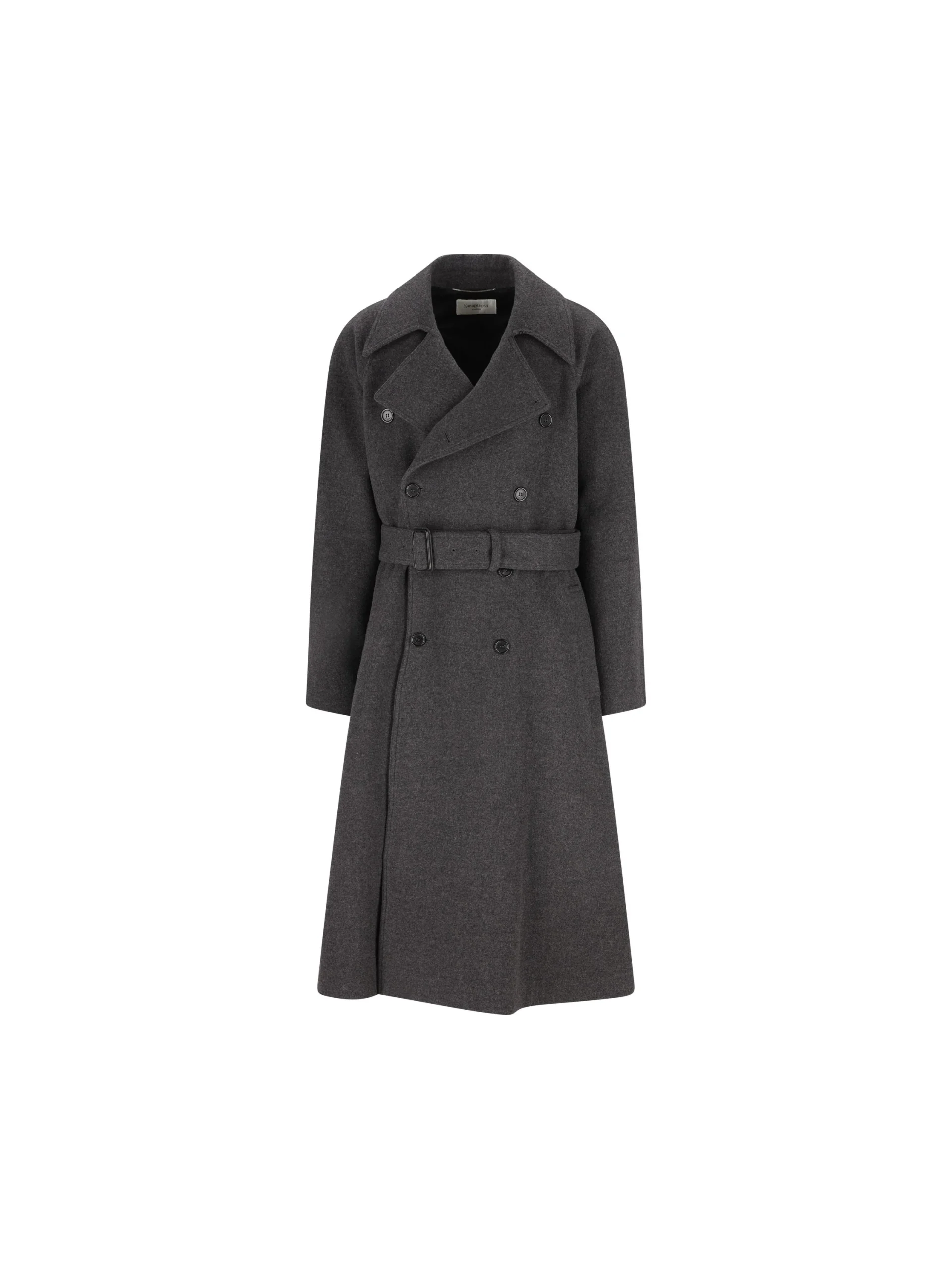 SAINT LAURENT Cappotto Lungo In Cashmere