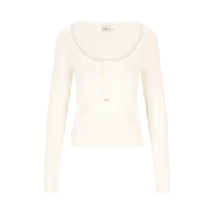 CHLOE' Camicia Henley In Cotone