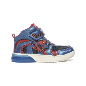 Sneakers Geox Spiderman Grayjay Blu Rosso