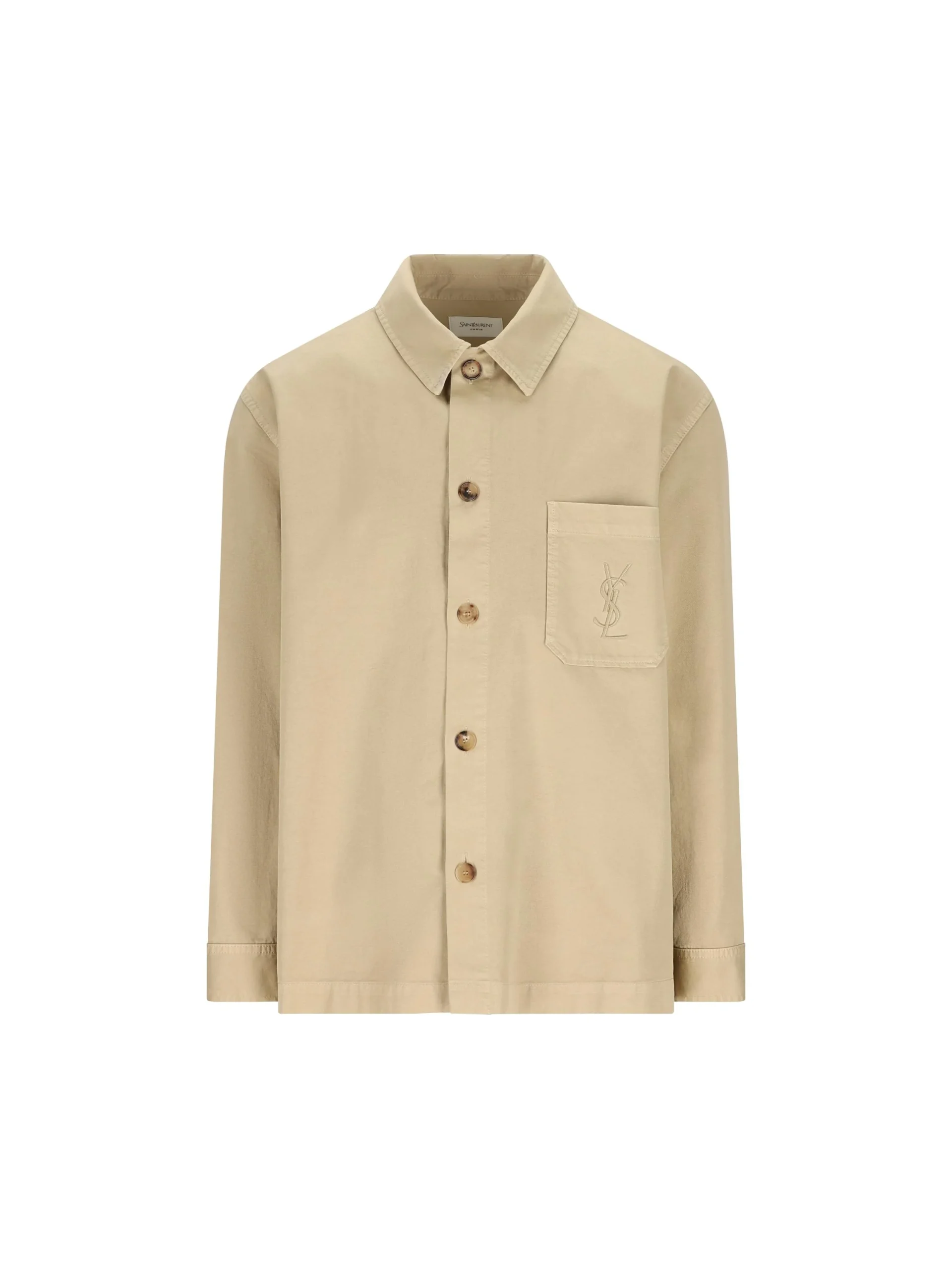 SAINT LAURENT Overshirt In Cotone