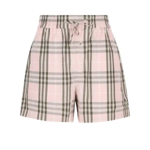 BURBERRY Pantaloncini In Cotone Check