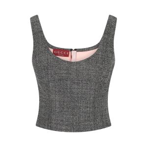 GUCCI Top Cropped In Lana