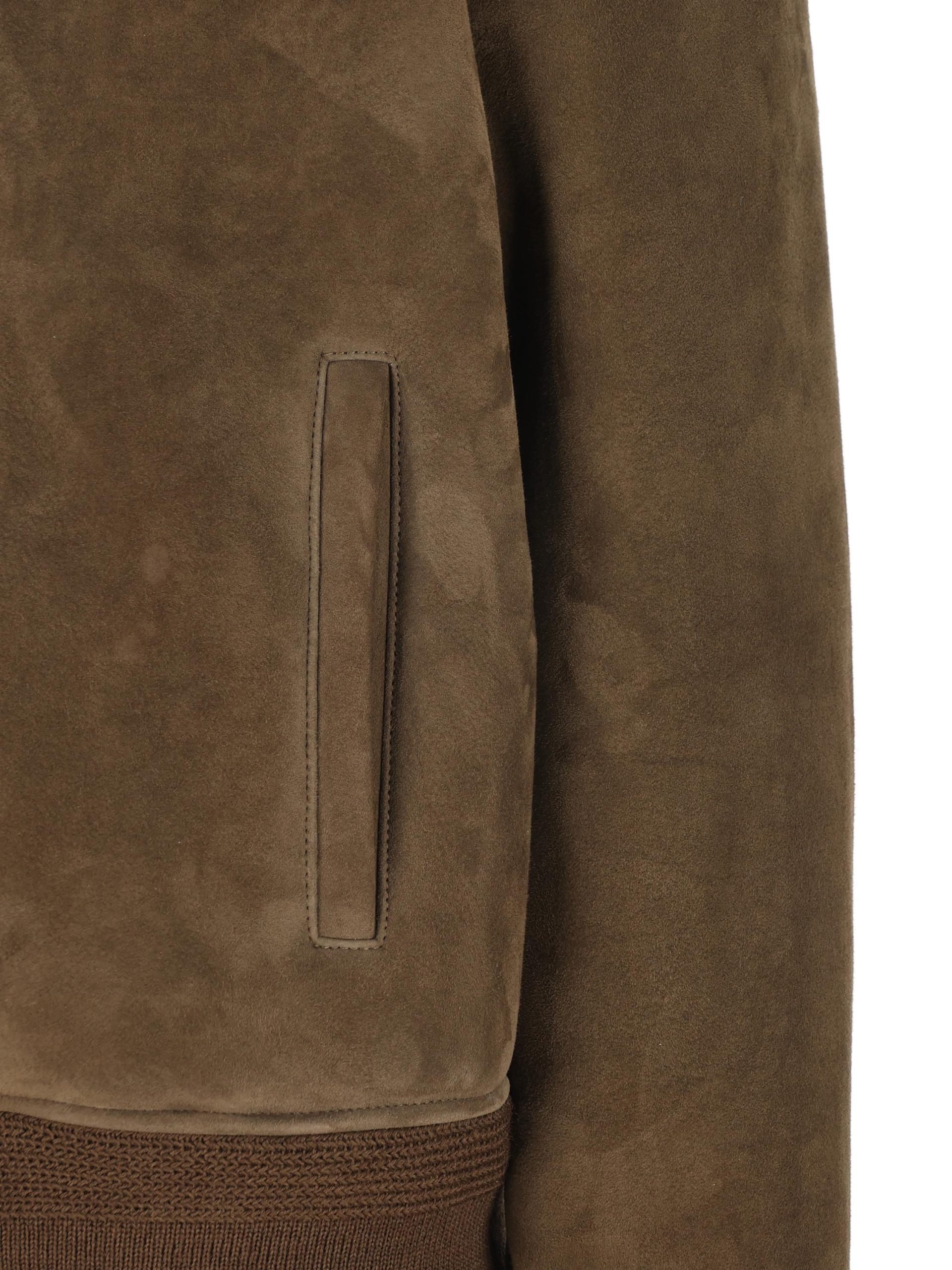SAINT LAURENT Bomber In Suede - immagine 5