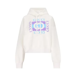GUCCI Felpa In Cotone Stampato