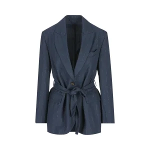 BRUNELLO CUCINELLI Giacca Dazzling Chalkstripe