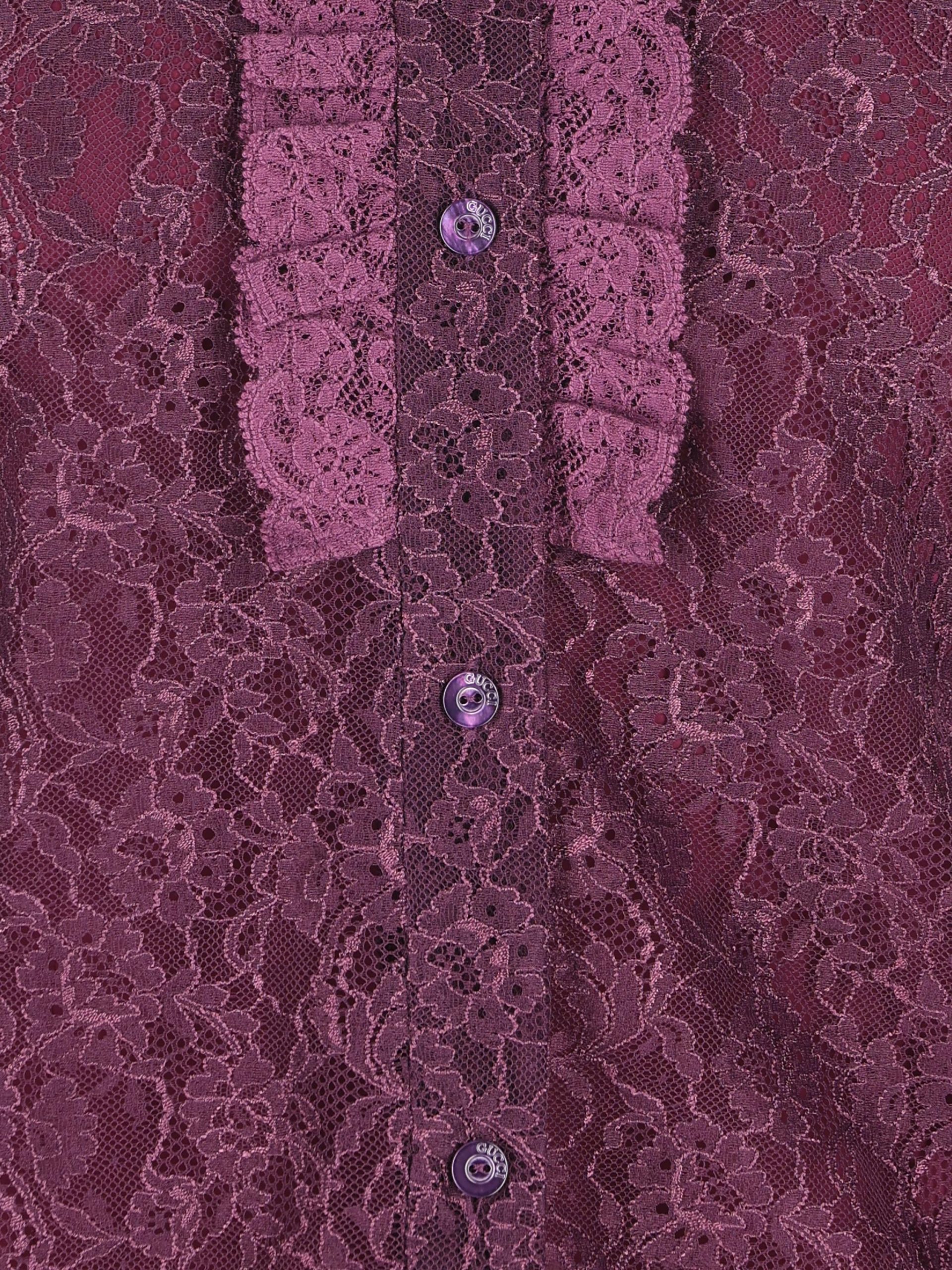 GUCCI Camicia In Pizzo - immagine 4