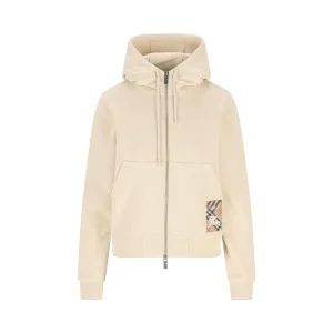 BURBERRY Felpa In Cotone