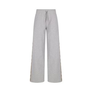 BURBERRY Pantaloni In Cotone