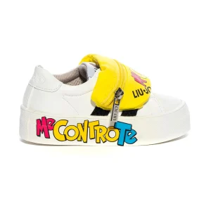 Sneaker Liu Jo Alicia 5 Bianche Gialle Me Contro Te