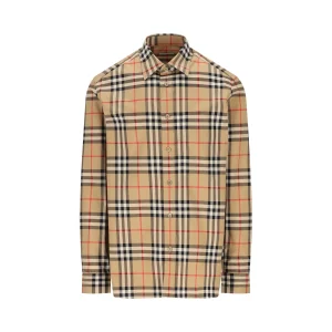 BURBERRY Camicia In Cotone Check