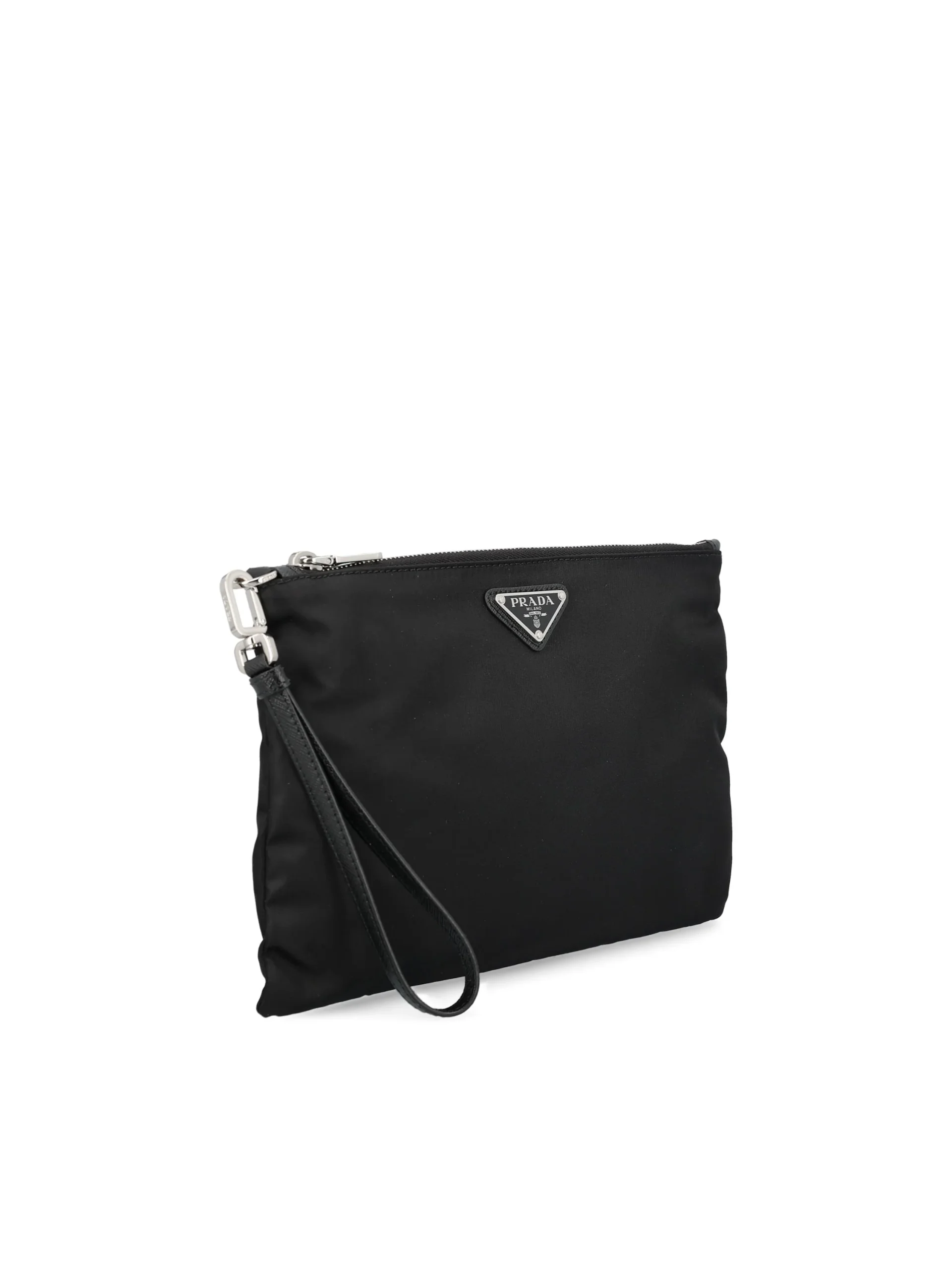 PRADA Pouch In Re-Nylon E Saffiano - immagine 4