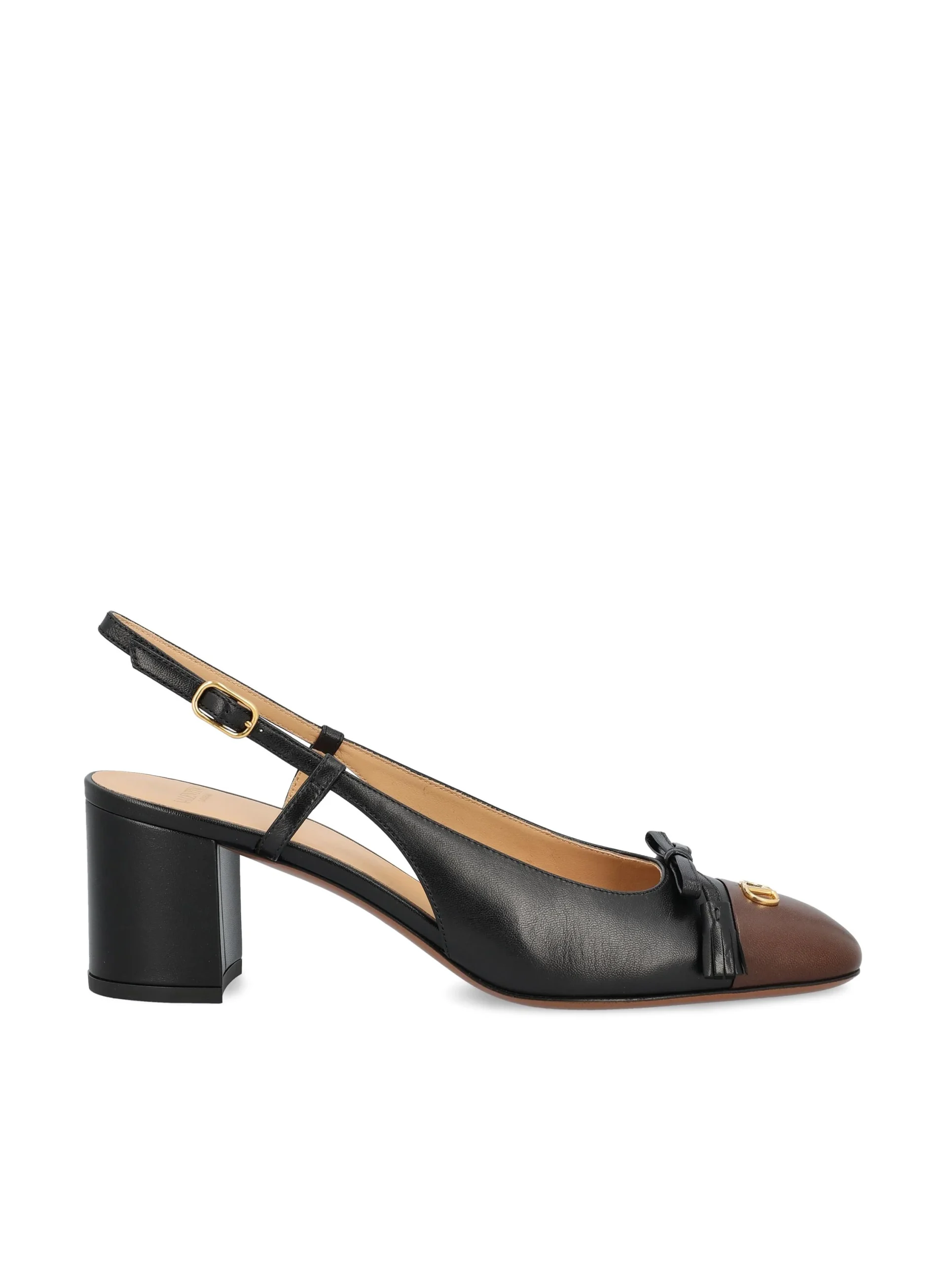 VALENTINO GARAVANI Décolleté Slingback Valet Du Roi In Pelle