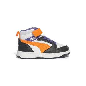 Sneakers Puma 396542-34 Bianche Nere Arancioni