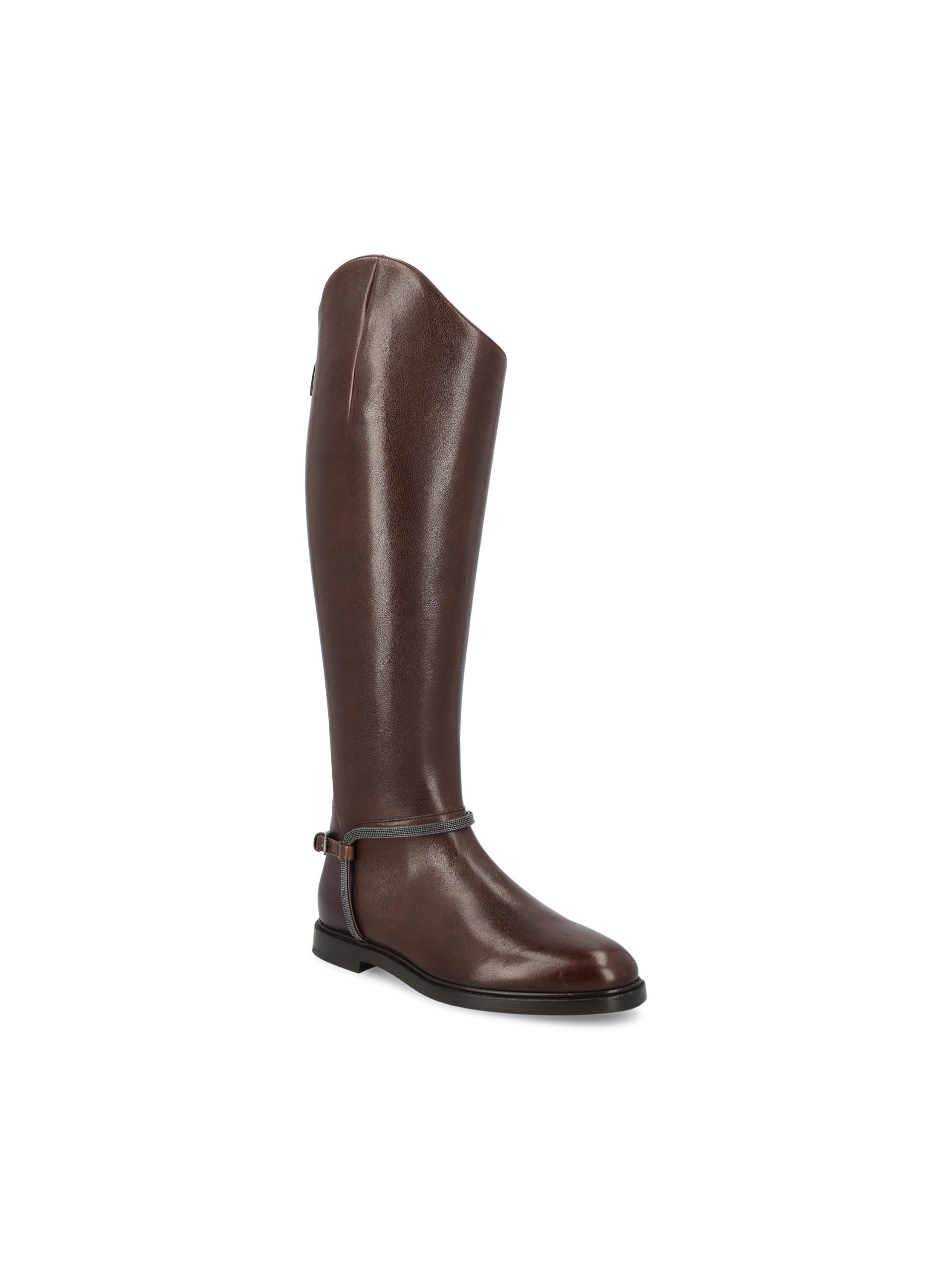 BRUNELLO CUCINELLI Boot In Pelle - immagine 3