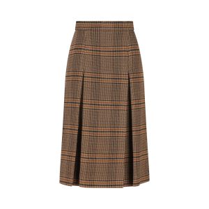 SAINT LAURENT Gonna Midi In Lana E Cashmere