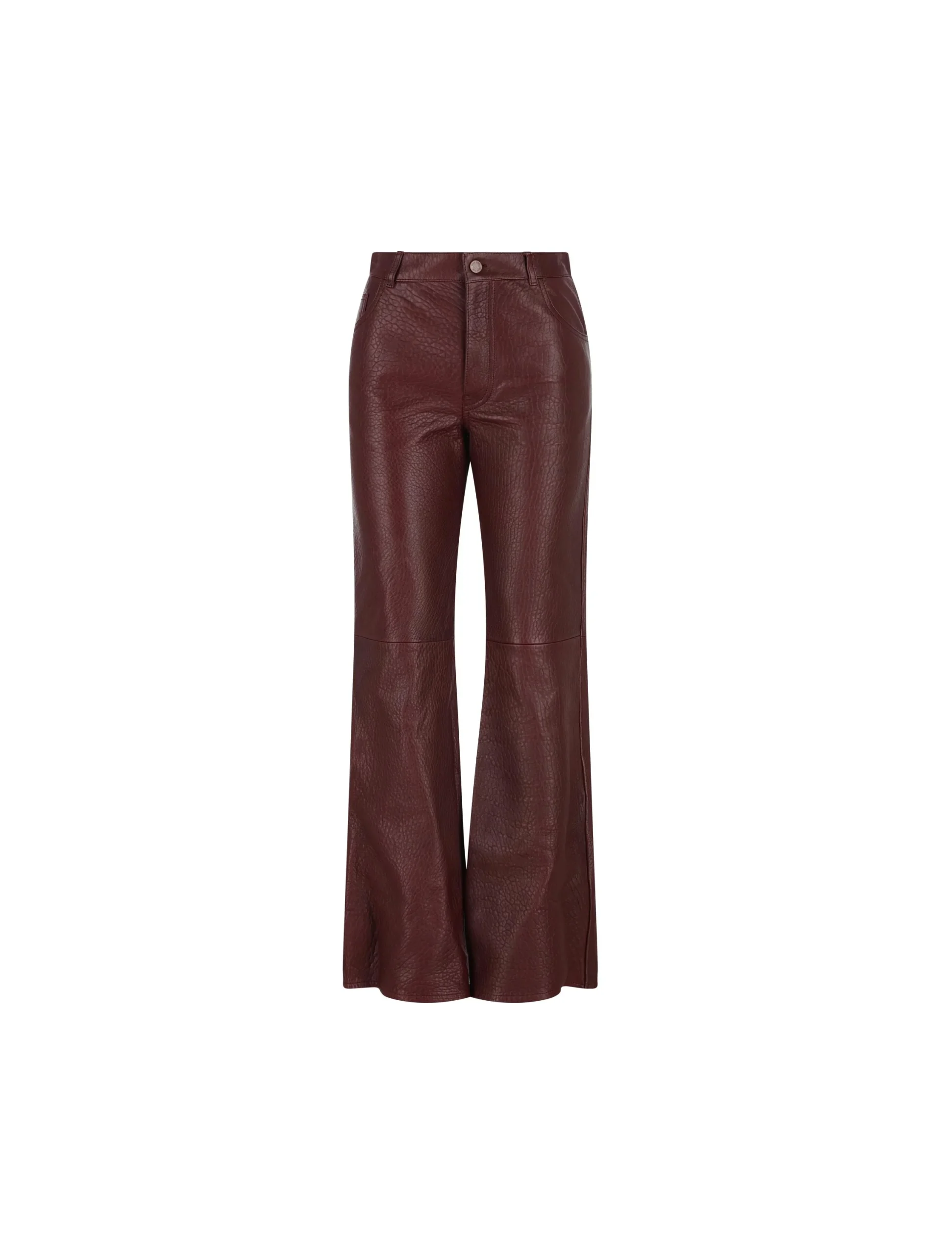 CHLOE' Pantaloni Svasati In Pelle - immagine 2