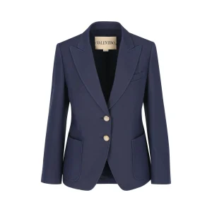 VALENTINO GARAVANI Blazer In Lana E Seta