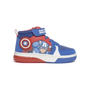 Sneakers Con Luci Marvel  R1010240s Rosse Blu