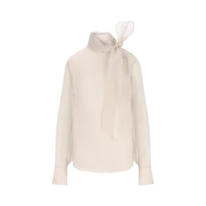 BRUNELLO CUCINELLI Blusa In Seta Crispy