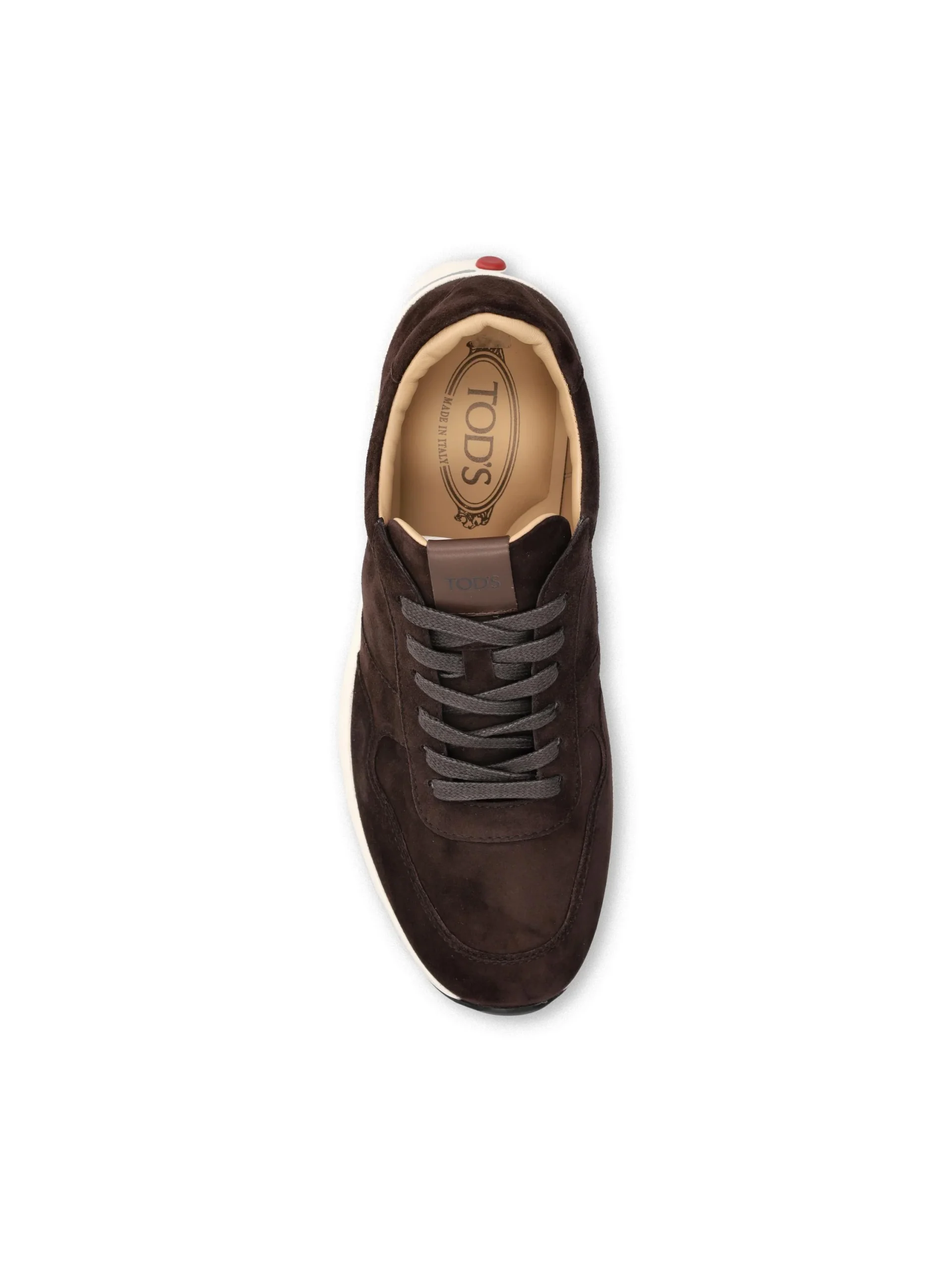 TOD'S Sneakers Red Dot In Pelle Scamosciata Pashmy - immagine 5