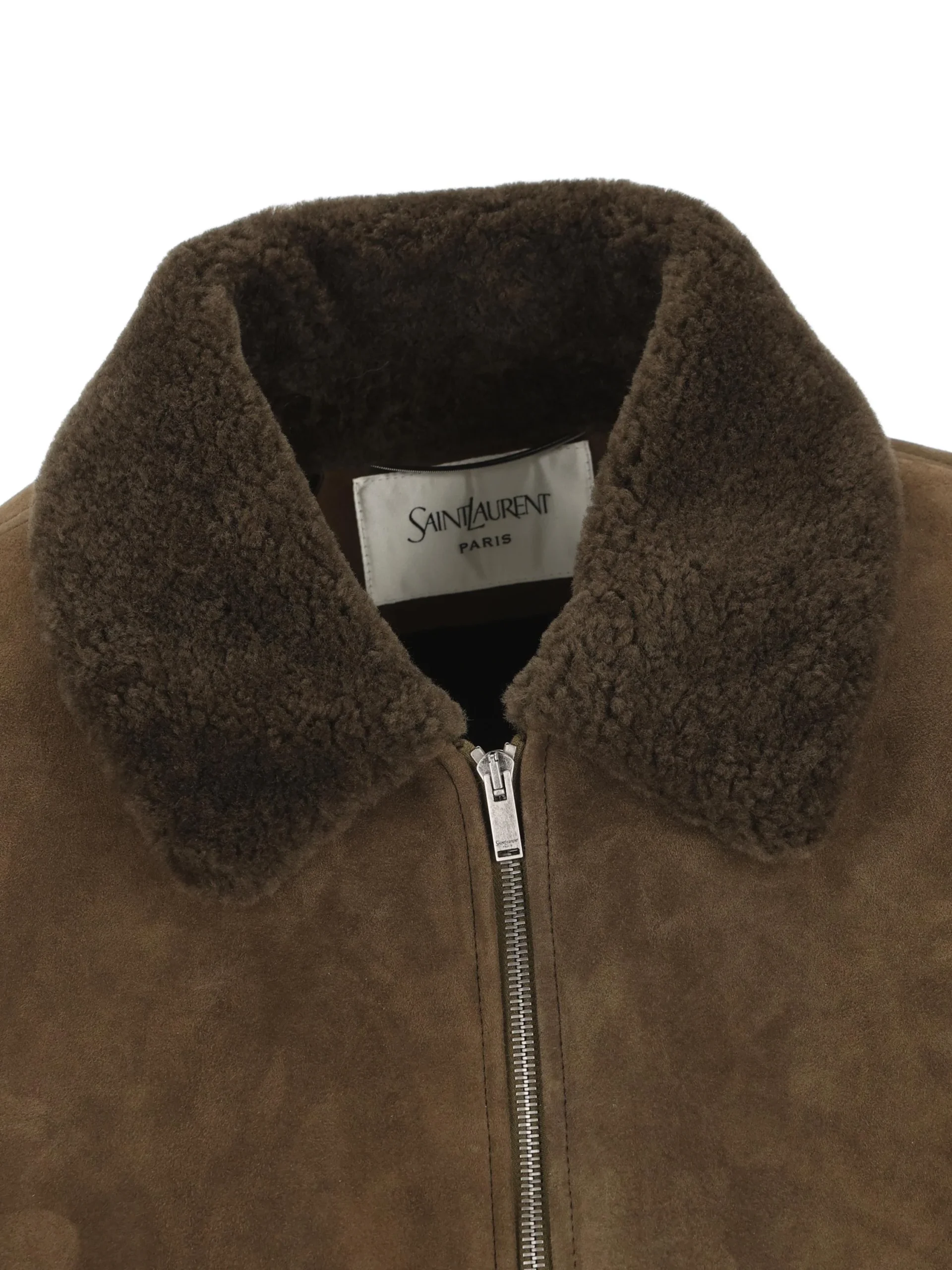 SAINT LAURENT Bomber In Suede - immagine 4