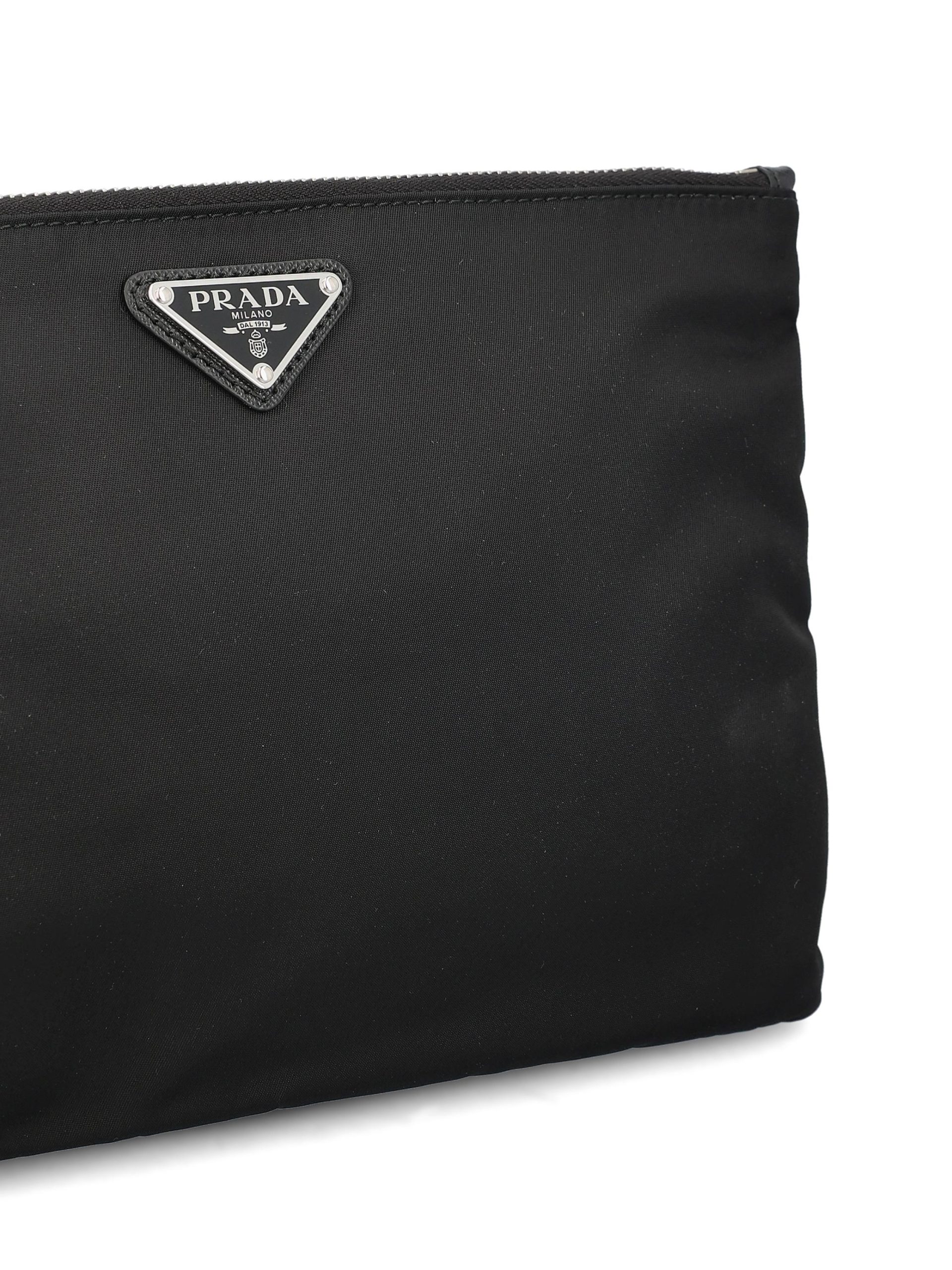 PRADA Pouch In Re-Nylon E Saffiano - immagine 5