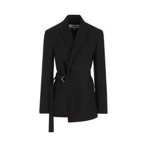 LOEWE Giacca Drappeggiata In Lana
