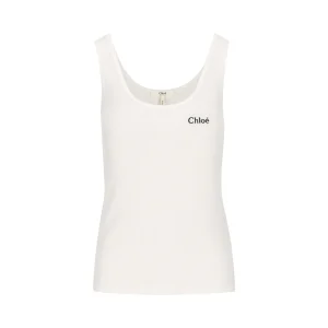 CHLOE' Canotta Con Logo