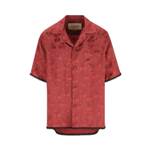 VALENTINO GARAVANI Camicia Da Bowling Cherryfic